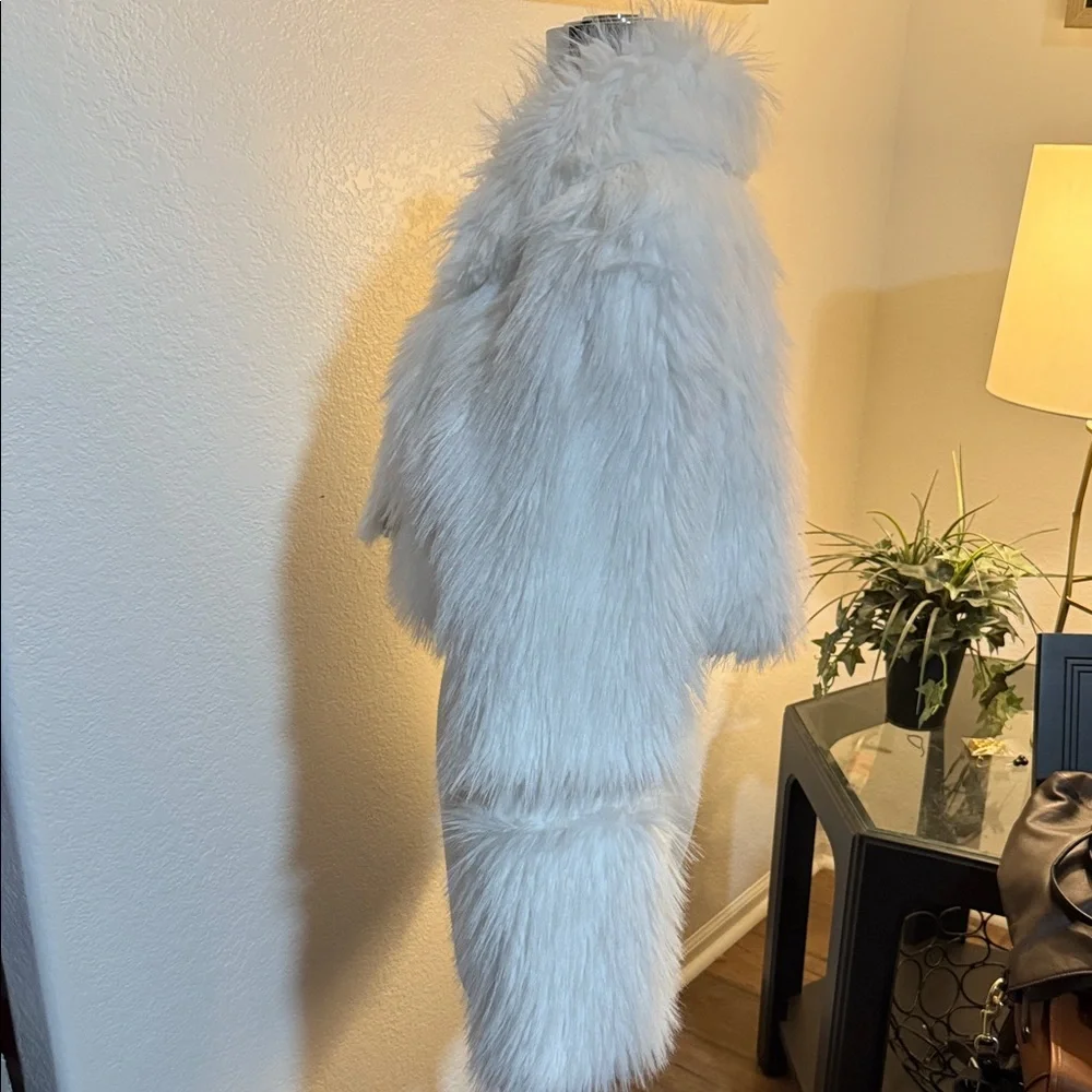 Fashion Nova White Teddy Jacket - Picture 3 of 6